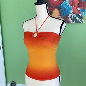 Sleeveless crop top